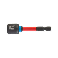Головка магнитная Milwaukee 1/4", шестигранная, 10 мм Shockwave, ударопрочная (4932492441)