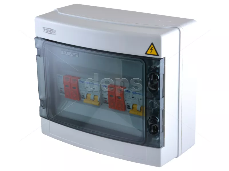 Готовий щиток захисту на 2 MPPT TOMZN TOPV12-2-2 (DC600V/Fuse 25A)