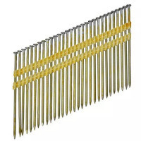 Гвозди Bostitch WW, для прямих обойм, L=90мм, d=3.1мм, d шляпки 7.5мм, 2000 шт (S310R90)