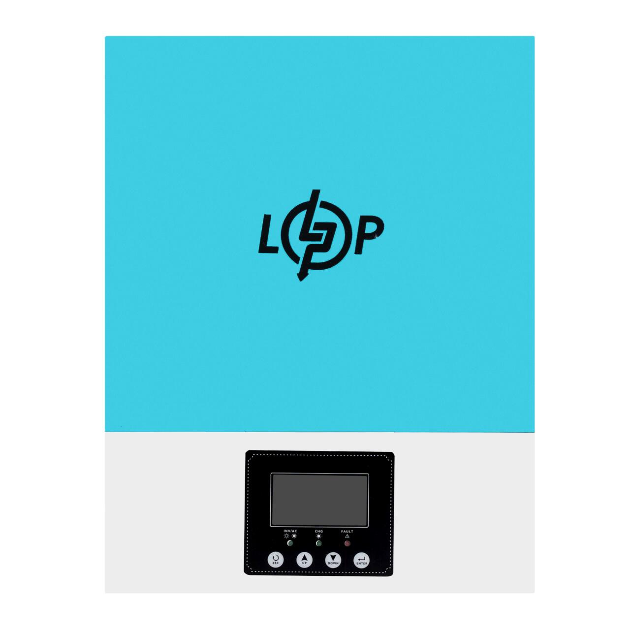 Гибридный солнечный инвертор (ИБП) LPW-HY3022MN-L 3000VA (3000Вт) 24V 80A MPPT 30-400V OFF GRID A with Wi-Fi