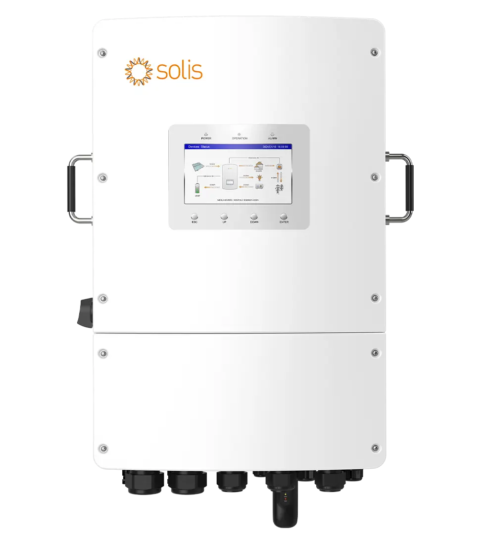 Гибридный инвертор Solis S6-EH3P12K02-NV-YD-L (LV | 12 кВт 3ф | 2 MPPT)