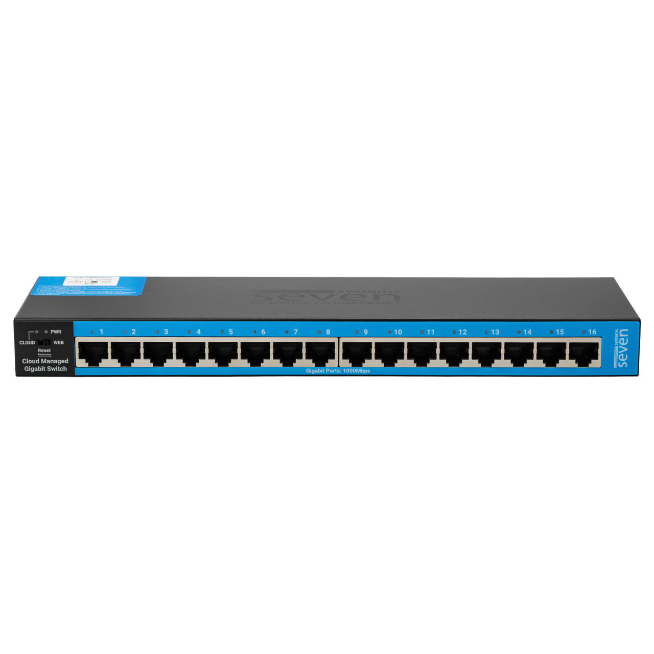 Гигабитный управляемый 16-ти портовый коммутатор SEVEN GS116