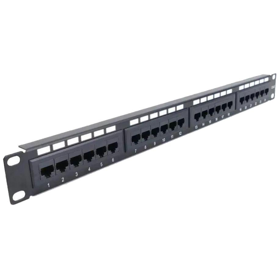 Hypernet NVC-PN-12/24 CAT5/CAT6 19" 1U 24 порти екранована