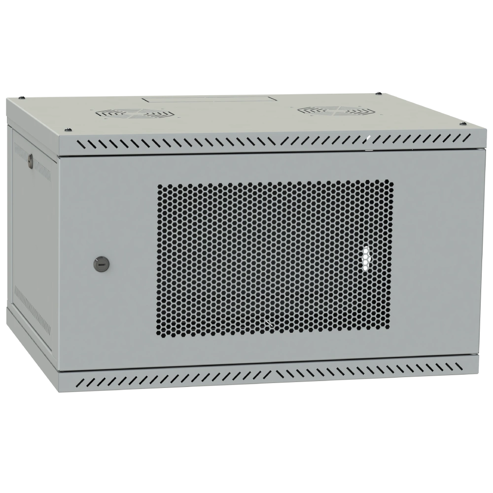 IPCOM 4U 600x600 дверь перфорация (серая)
