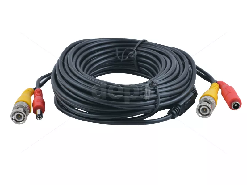 Кабель BNC+DC для подключения  AHD/CVI/TVI/CVBS-камер  10 м (черный)