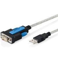 Кабель для передачи данных Digitus USB to COM M 1.8m RS232 FTDI black (DA-70170)
