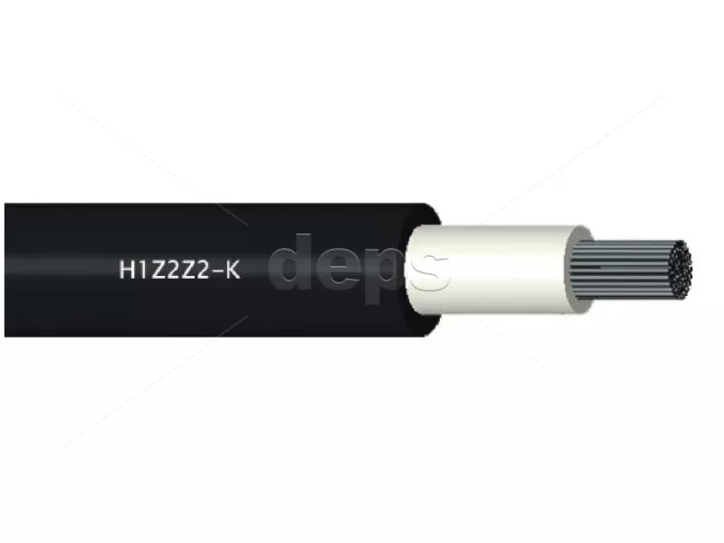 Кабель для сонячних панелей ЗЗЦМ 4 мм2 / 6 мм2 Кабель H1Z2Z2-K 1x4 [100м]