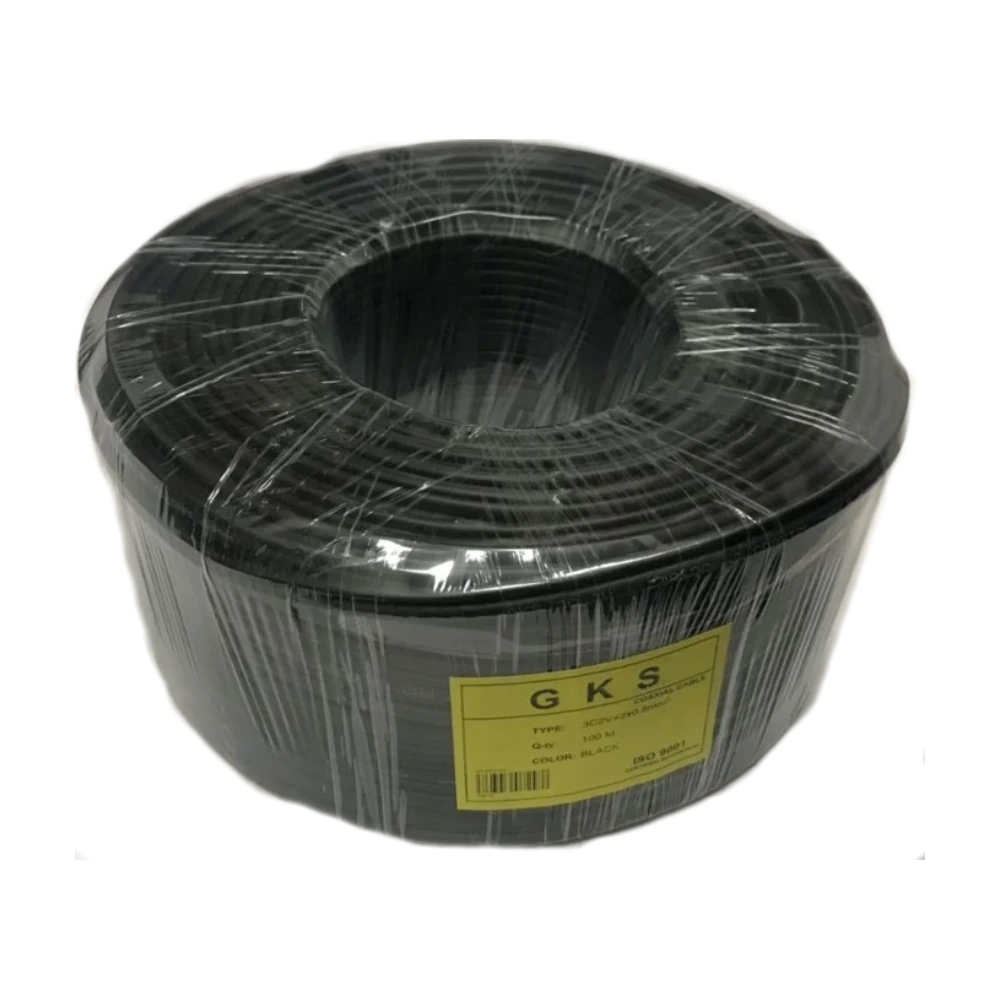 Кабель для відеоспостереження GKS 3C2V+2x0.5 100м