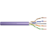 Кабель мережевий Digitus UTP 100м, cat.6, AWG 23/1, CU, LSZH-1, violet (U-UTP) (DK-1613-VH-1)