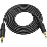 Кабель мультимедійний 3.5mm M to 3.5mm M 3.0m black Voltronic (YT-AUXGJ(M)/(M)-3.0-B)