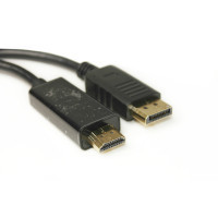 Кабель мультимедійний DisplayPort M to HDMI M 1.8m PowerPlant (KD00AS1278)