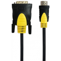 Кабель мультимедійний HDMI M to DVI M 1.8m V1.3 18+1pin Maxxter (CCBP-HDMI-DVI-1.8)