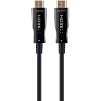 Кабель мультимедійний HDMI M to HDMI M 10.0m V2.0 AOC 4K60Hz gold Cablexpert (CCBP-HDMI-AOC-10M-02)