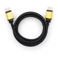 Кабель мультимедійний HDMI M to HDMI M 3.0m V2.0 Vinga (VCPDCHDMI2VMM3BK)