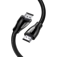 Кабель мультимедійний HDMI M to HDMI M 5.0m braided HD140 black Ugreen (80405)