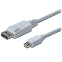 Кабель мультимедійний miniDisplayPort M to DisplayPort M 2.0m Digitus (AK-340102-020-W)