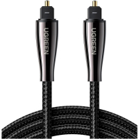Кабель мультимедійний Optical Toslink 2.0m AV108 black Ugreen (10540)