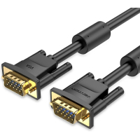 Кабель мультимедійний VGA M to VGA M 5.0m black Vention (DAEBJ)