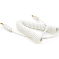 Кабель мультимедийный 3.5mm M to 3.5mm M 1.5m 90° corner white Voltronic (YT-AUXSGJ(M)/(M)-1.5-W)