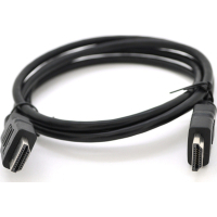 Кабель мультимедийный HDMI M to HDMI M 1.2m V1.4 black Merlion (YT-HDMI(M)/(M)-1.2mW-H181)