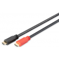 Кабель мультимедийный HDMI M to HDMI M 10.0m 4K Amplifier Digitus (AK-330118-100-S)