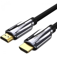 Кабель мультимедийный HDMI M to HDMI M 3.0m V2.1 8K60Hz braided black Vention (AALBI)