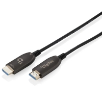 Кабель мультимедийный HDMI M to HDMI M 40.0m V2.1 8K60Hz AOC 48Gbps black Digitus (AK-330126-400-S)