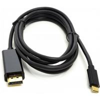 Кабель мультимедийный USB-C to DisplayPort M 1.8m Thunderbolt 3 4K PowerPlant (CA911844)