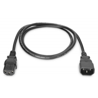 Кабель питания C13 to C14 1.2m 0.75mm2 Digitus (AK-440201-012-S)