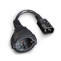 Кабель питания C14 to Schuko 0.15m Cablexpert (PC-SFC14M-01)