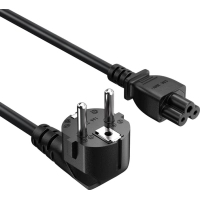 Кабель питания C5 1.0m black ColorWay (CW-CBP084-BK)