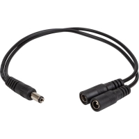 Кабель питания DC M to 2xDC F 5.5x2.1mm PowerPlant (CA914890)