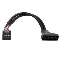 Кабель питания USB 2.0 9PIN to USB 3.0 19PIN Chieftec (Cable-USB3T2)