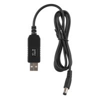 Кабель питания USB to DC 5.5x2.5mm 12V 1.0m 1.0A 2E (2E-CCAD12-BK)