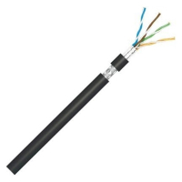 Кабель сетевой FTP cat.5e 305м внешний (F/UTP-cat.5E) OK-Net (КППЭ-ВП (100) 4*2*0,51)