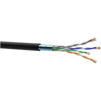 Кабель сетевой OK-Net FTP 305м, cat.5e patch внешний (F/UTP-cat.5Е-SL patch) (КГППЭ-ВП (100) 4*2*AWG26/7)