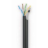 Кабель сетевой OK-Net UTP 305м cat.5e наружный, трос 7*0,5 (U/UTP-cat.5Е) (КППт-ВП (100) 4*2*0,51)