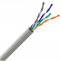 Кабель сетевой OK-Net UTP 305м cat.5e (U/UTP-cat.5Е-SL) (КПВ-ВП (100) 4*2*0,46)