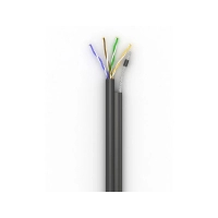 Кабель сетевой OK-Net UTP-cat.5E-SL, трос 4*0,5мм, outdoor, 500м (КППт-ВП (100) 4*2*0,49 / 500)