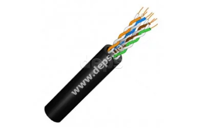 Кабель вита пара FinMark UTP CAT5e 4P 24AWG зовнішній UTP CAT5e 4P 24AWG PE B 500m Drum