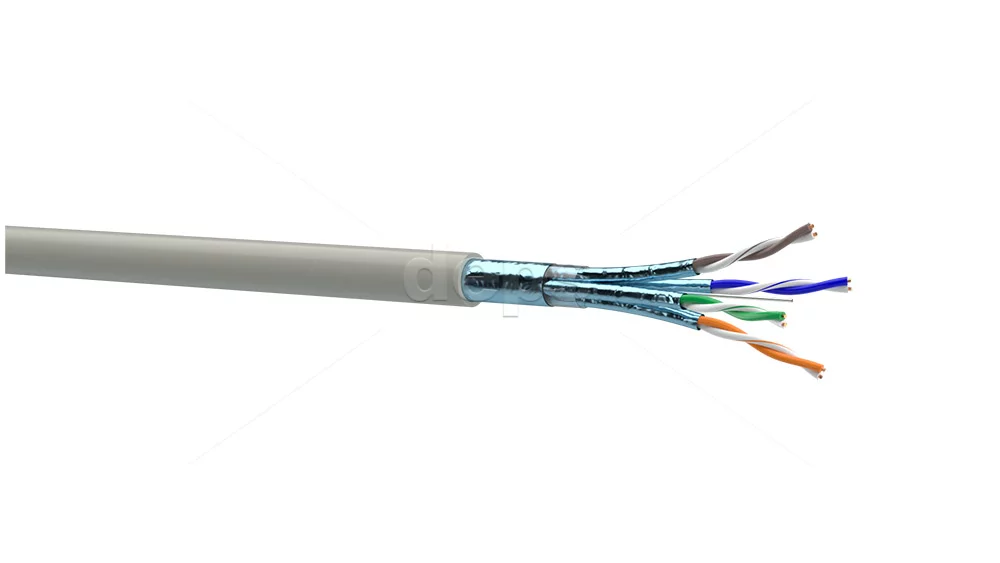 Кабель вита пара ​OK-net (СКС System Cable) F/FTP Cat.6A 23AWG Кабель вита пара OK-net System Cable F/FTP Cat.6A 23AWG LSFROH