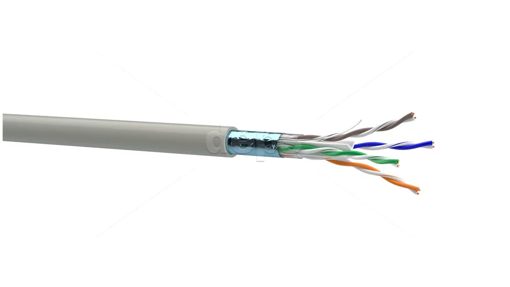 Кабель вита пара ​OK-net (СКС System Cable) F/UTP Cat.6A 23AWG Кабель вита пара OK-net System Cable F/UTP Cat.6A 23AWG PVC