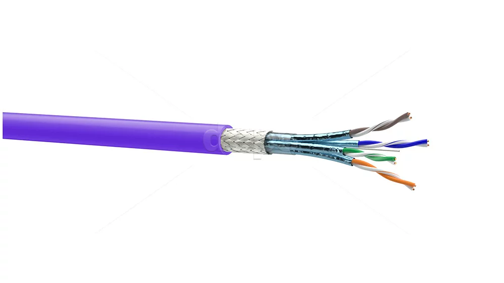Кабель вита пара ​OK-net (СКС System Cable) S/FTP Cat.7A 23AWG Кабель вита пара OK-net System Cable S/FTP Cat.7A 23AWG LSFROH