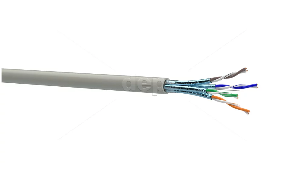 Кабель вита пара ​OK-net (СКС System Cable) U/FTP Cat.6A 23AWG Кабель вита пара OK-net System Cable U/FTP Cat.6A 23AWG PVC