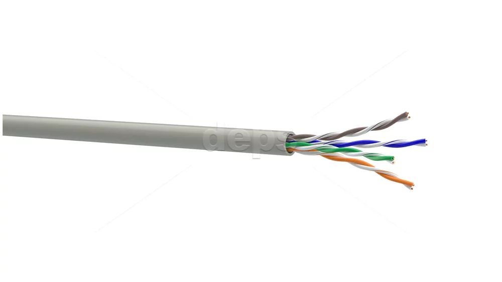 Кабель вита пара ​OK-net (СКС System Cable) U/UTP Cat.5e 24AWG Кабель вита пара OK-net System Cable U/UTP Cat.5e 24AWG LSFROH