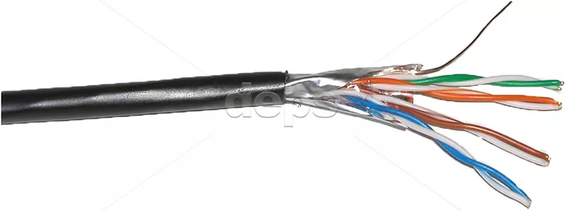 Кабель витая пара DCG FTP CAT5E 4P 0,50мм CCA PE B (наружный)