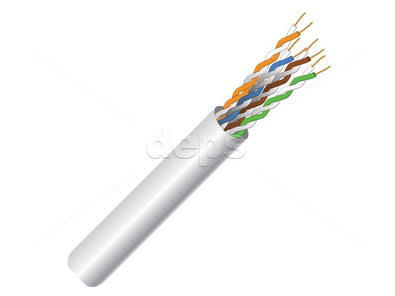 Кабель витая пара FinMark UTP CAT5e 4P 24AWG 100м внутренний