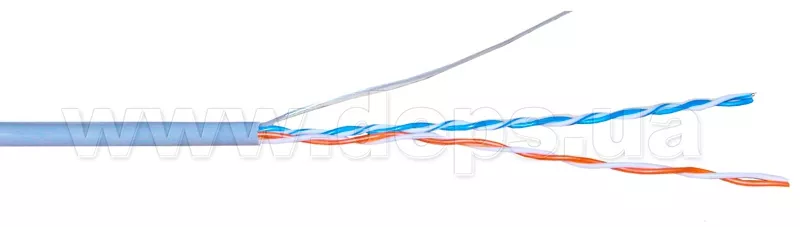 Кабель витая пара Step4Net UTP CAT 5 2P 0,48 мм