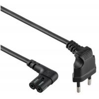 Кабель живлення C7 0.5m 0.5mm2 Merlion (PC-184/2 CEE7/16-C7 CU5)