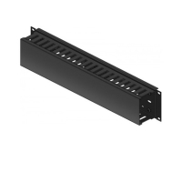 Кабельный организатор 19" 2U 80х60 RAL9005 Conteg (DP-VP-K03)